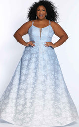 Sydneys Closet TE2111 Ombre-Sky