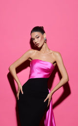 Tarik Ediz 98403 Black/Fuchsia