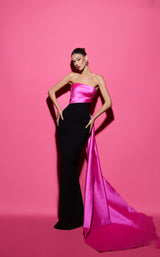 Tarik Ediz 98403 Black/Fuchsia