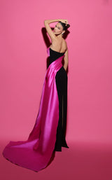 Tarik Ediz 98403 Black/Fuchsia