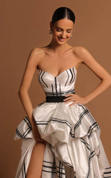 Tarik Ediz 98551 Ivory/Black