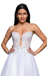 Terani 1811P5100 Ivory/Nude