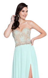Terani 1811P5214 Sea Foam-Nude