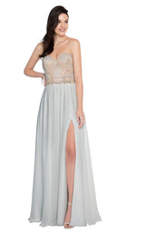 Terani 1811P5214 Silver/Nude