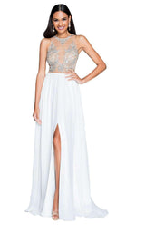 Terani 1811P5215 Ivory/Nude