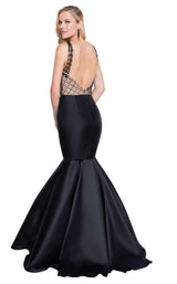 Terani 1811P5229 Black-Nude