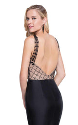 Terani 1811P5229 Black-Nude