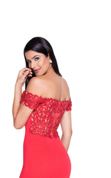 Terani 1811P5251 Red-Nude