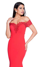 Terani 1811P5251 Red-Nude