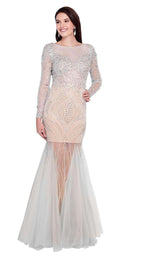 Terani 1811P5506 Silver/Nude