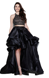 Terani 1811P5703 Black-Nude