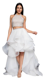 Terani 1811P5703 Ivory/Nude