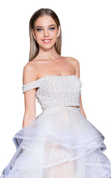 Terani 1811P5715 Ivory/Nude