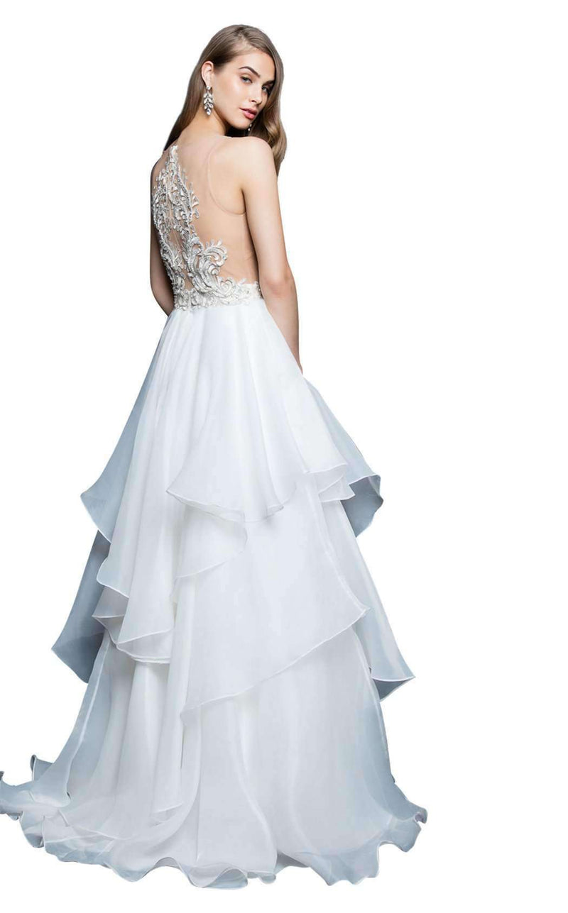 Terani 1811P5816 Ivory/Nude