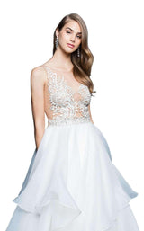 Terani 1811P5816 Ivory/Nude