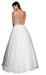 Terani 1811P5824 Ivory/Nude