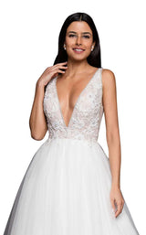 Terani 1811P5824 Ivory/Nude