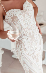 Tina Holly Couture BA999 White/White