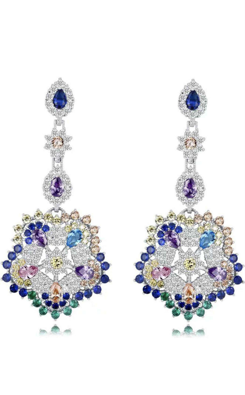Christie Lauren Floral Luxury Drop Earrings
