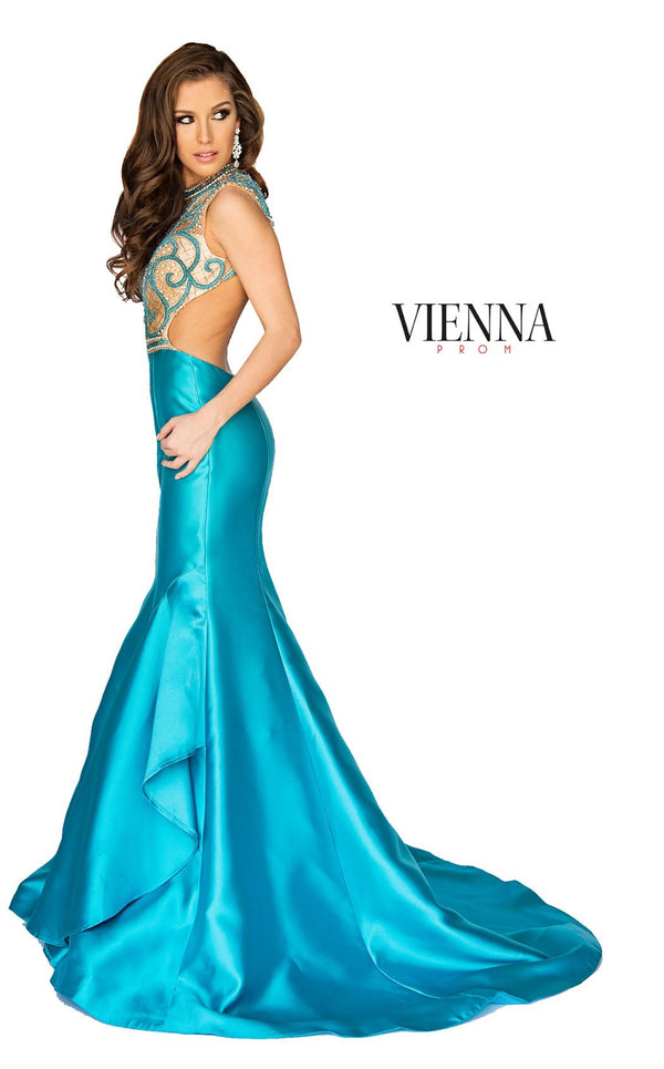 Vienna Prom V8255 Turquoise