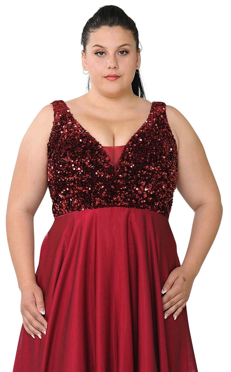 Lindas W1006 Burgundy