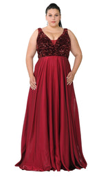 Lindas W1006 Burgundy