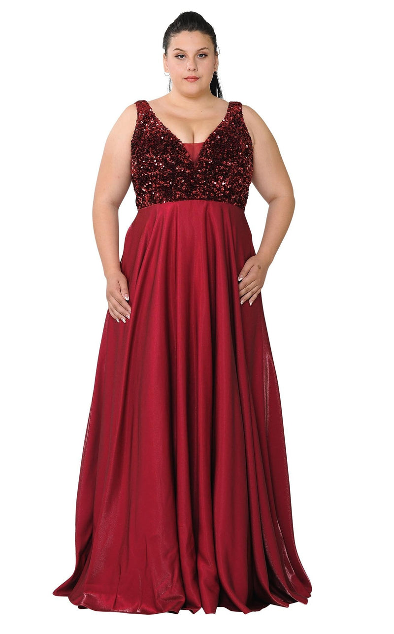 Lindas W1006 Burgundy