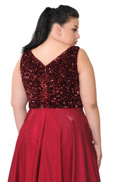 Lindas W1006 Burgundy