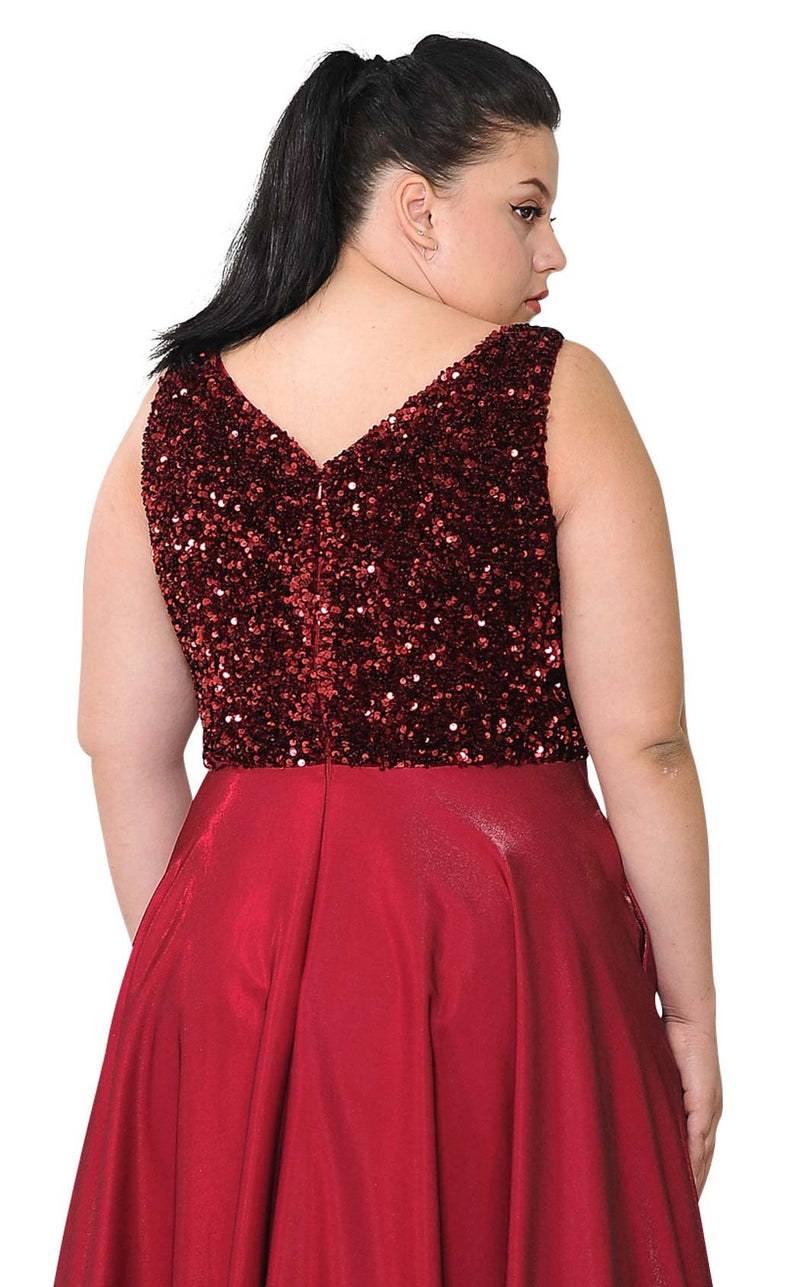 Lindas W1006 Burgundy