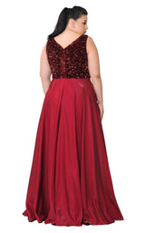 Lindas W1006 Burgundy