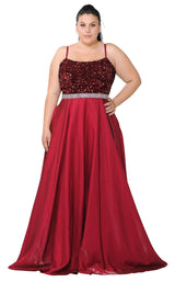 Lindas W1018 Burgundy