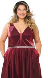 Lindas W1062 Burgundy