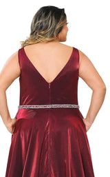 Lindas W1062 Burgundy