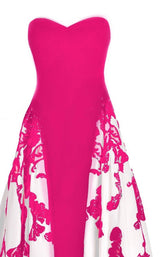 Janique W1376 Fuchsia/White