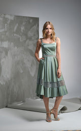 Rozallini Y0031 Petrol-Green