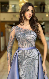Zaied Zaied ZS23133 Grey Purple