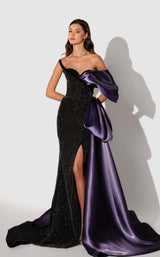 Zaied Zaied ZS23151 Purple/Black