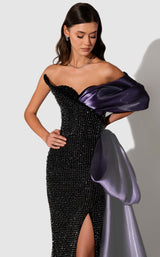 Zaied Zaied ZS23151 Purple/Black