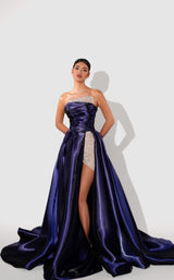 Zaied Zaied ZS23153 Purple/Nude