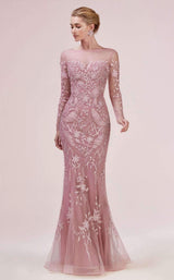 Andrea and Leo A0624 Dusty Rose