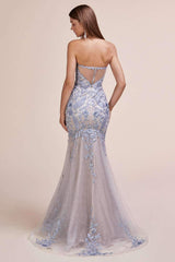 Andrea and Leo A0629 Dusty Blue