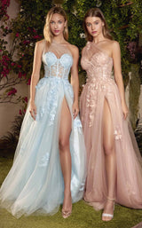 Andrea and Leo A1053 Blue&Blush