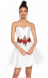 Alyce 3867 Diamond White-Red