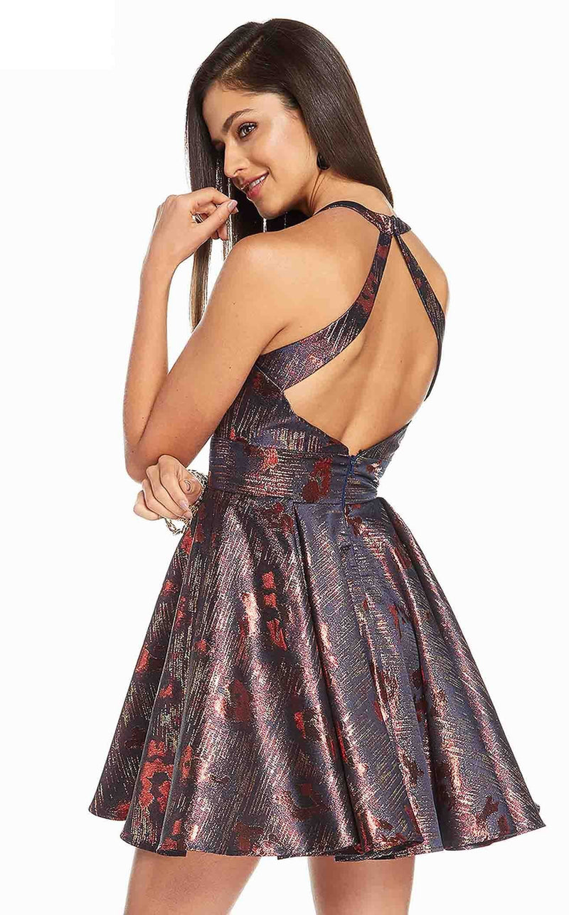 Alyce 3913 Navy-Wine