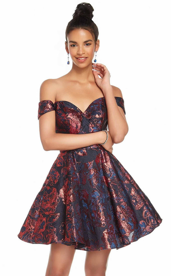 Alyce 3915 Black-Wine