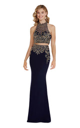 Alyce 6695 Navy/Gold