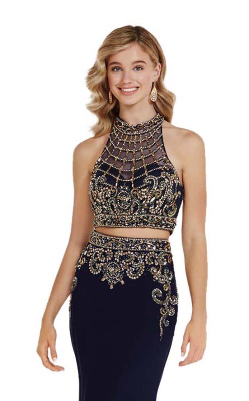 Alyce 6695 Navy/Gold
