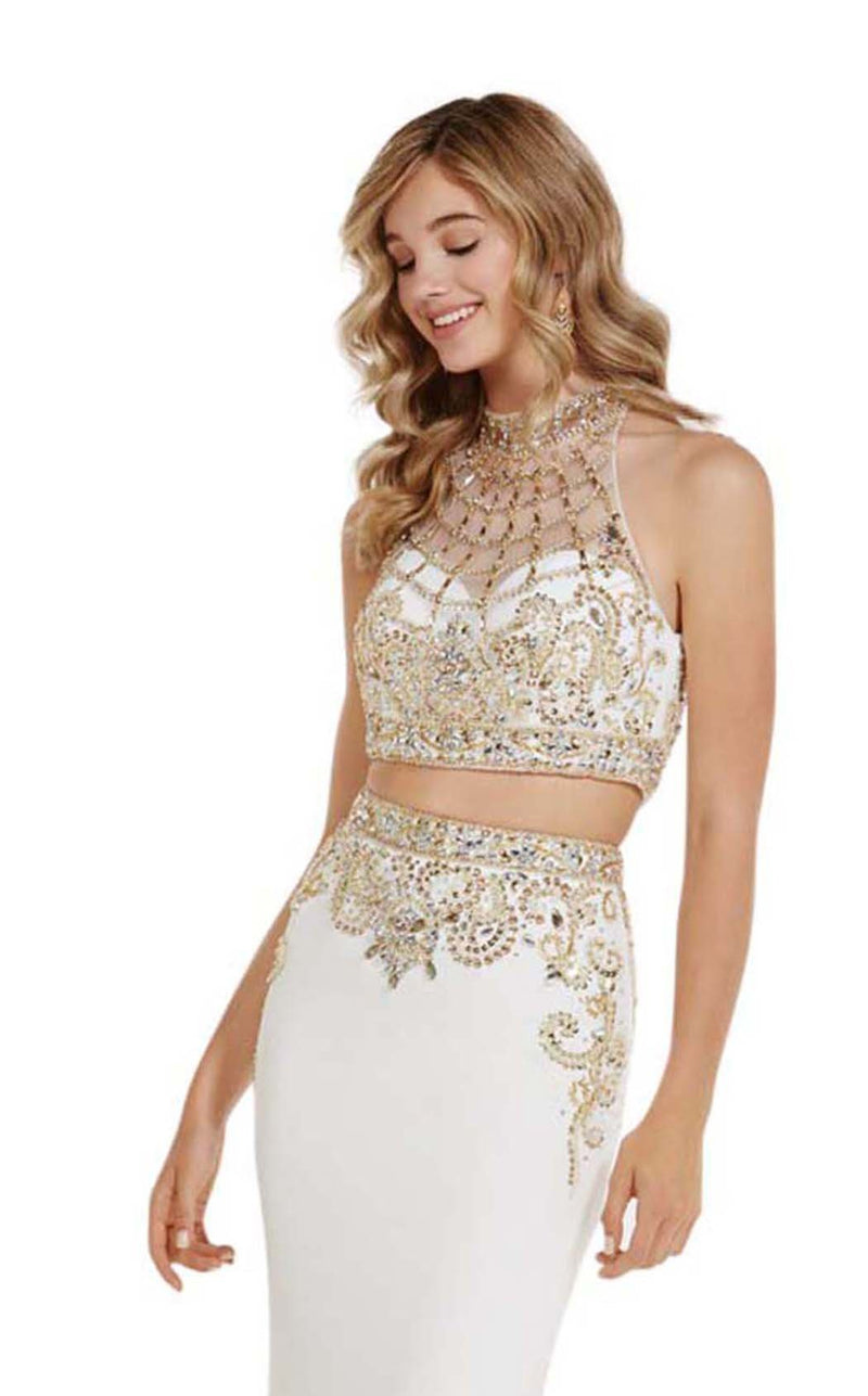 Alyce 6695 Diamond-White-Gold