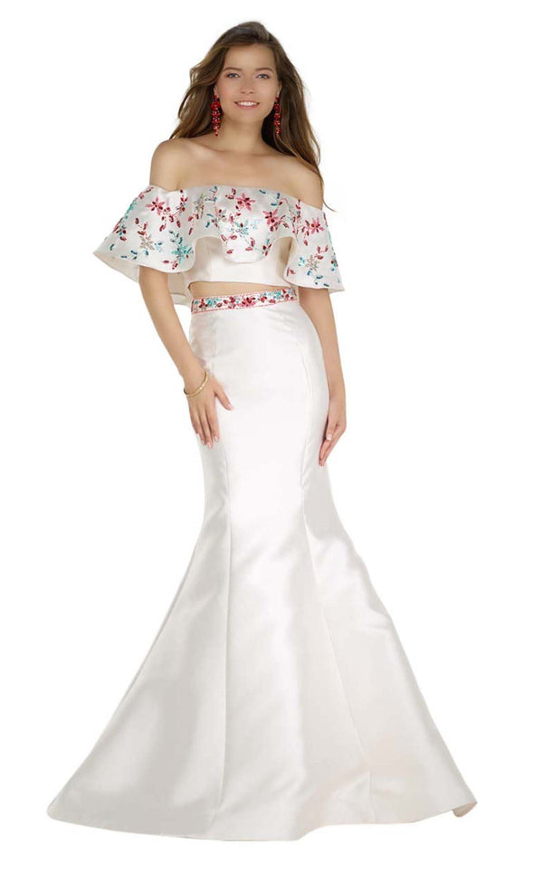 Alyce 6836 Diamond White