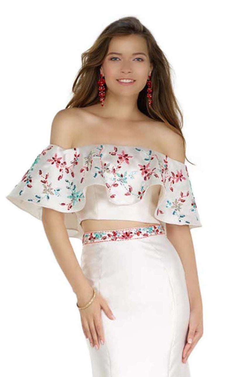 Alyce 6836 Diamond White